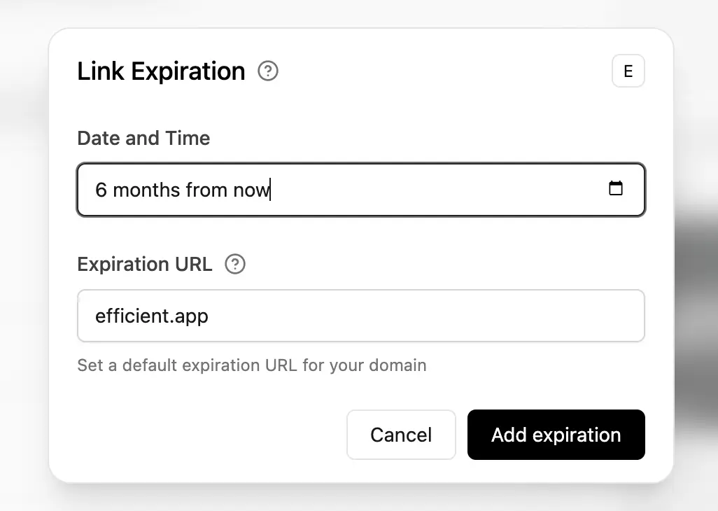 Dub Links link expiration
