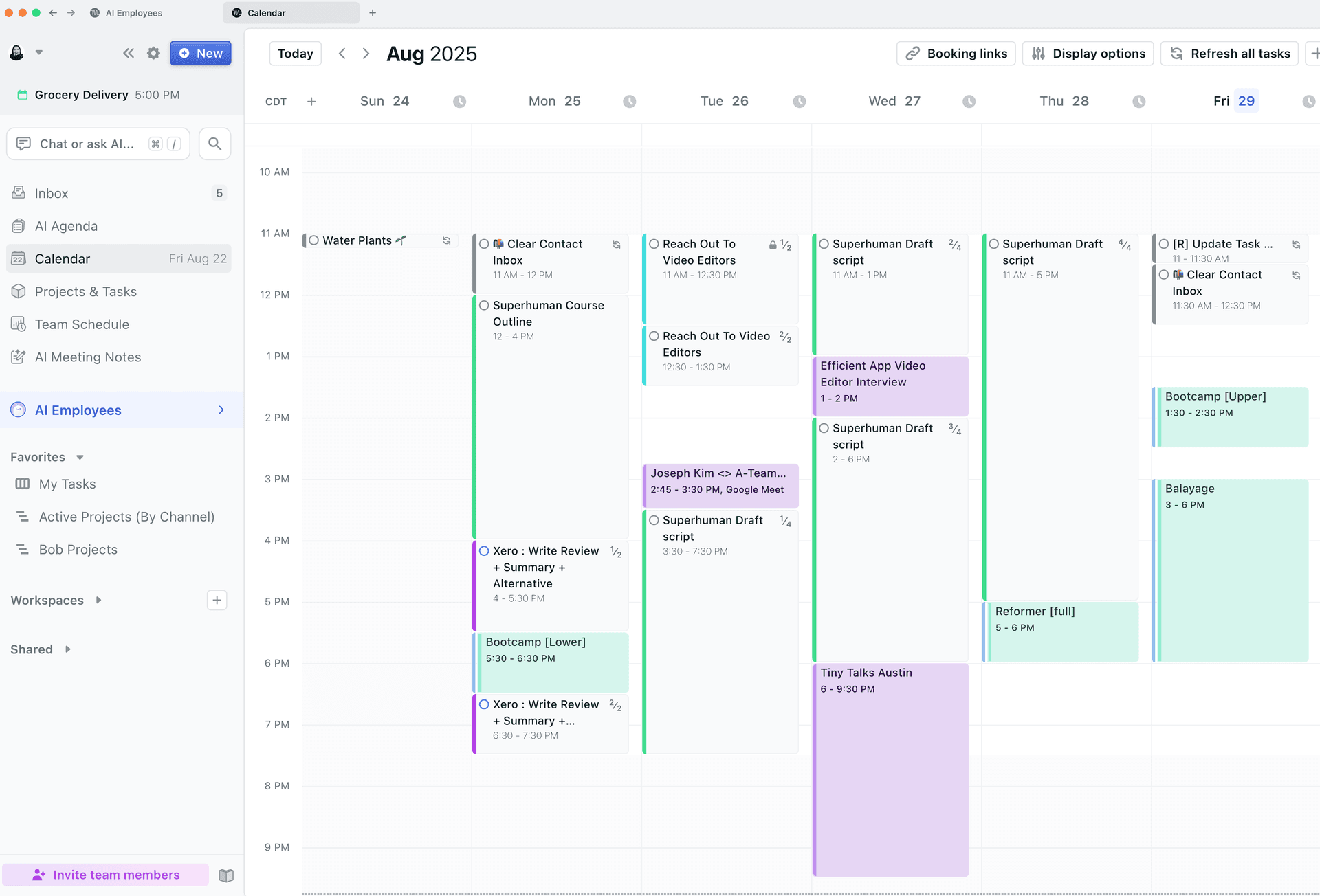 Motion Calendar