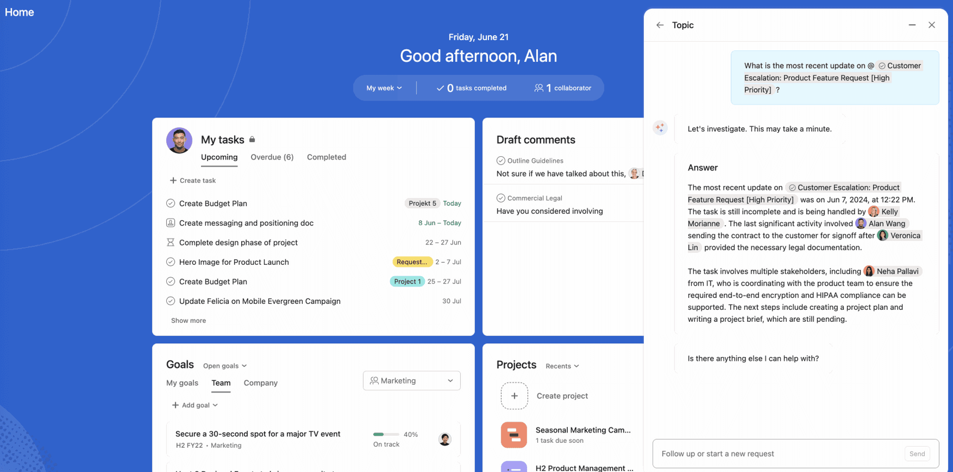 Asana Smart Chat
