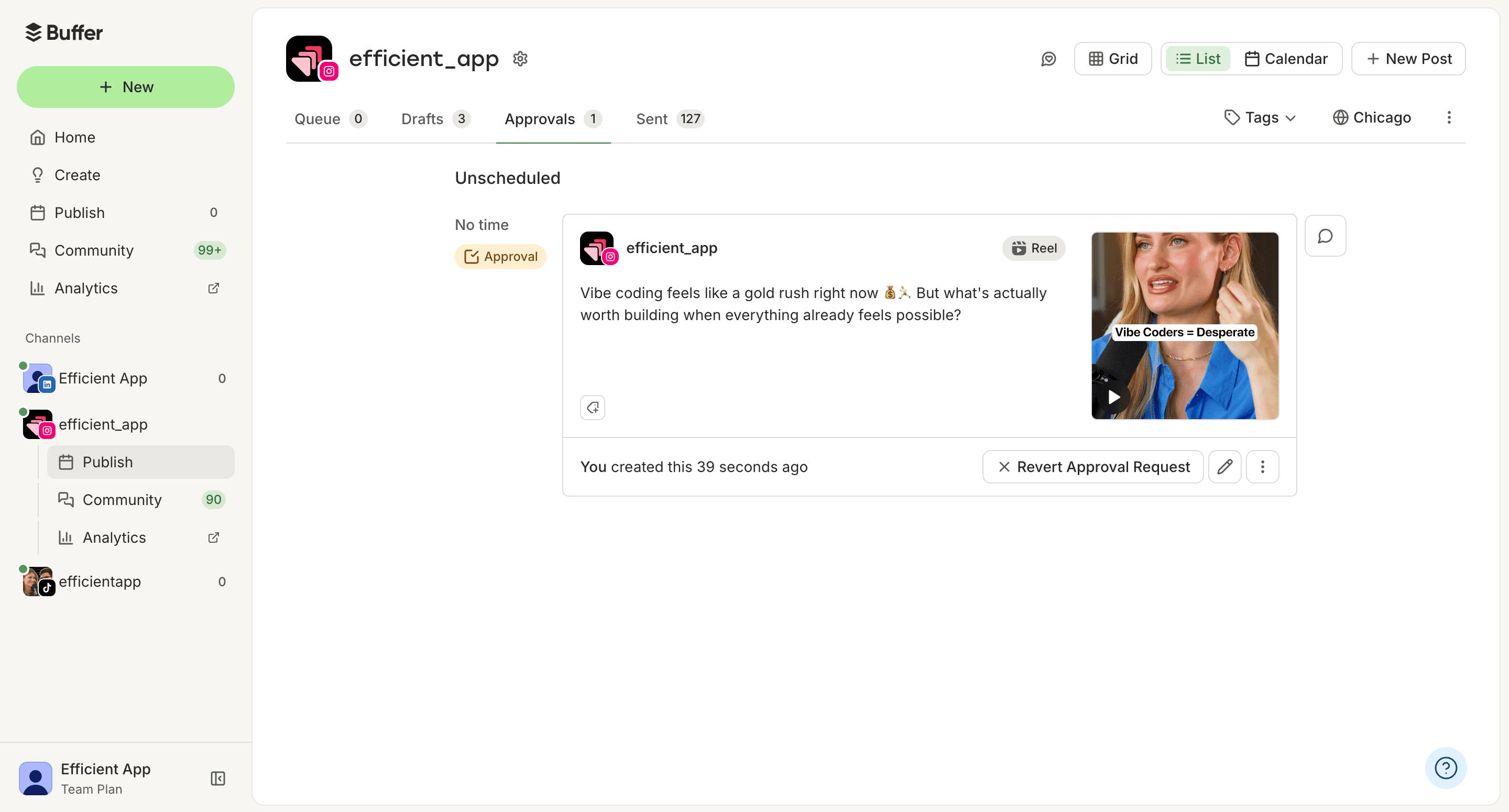 Buffer - Approvals
