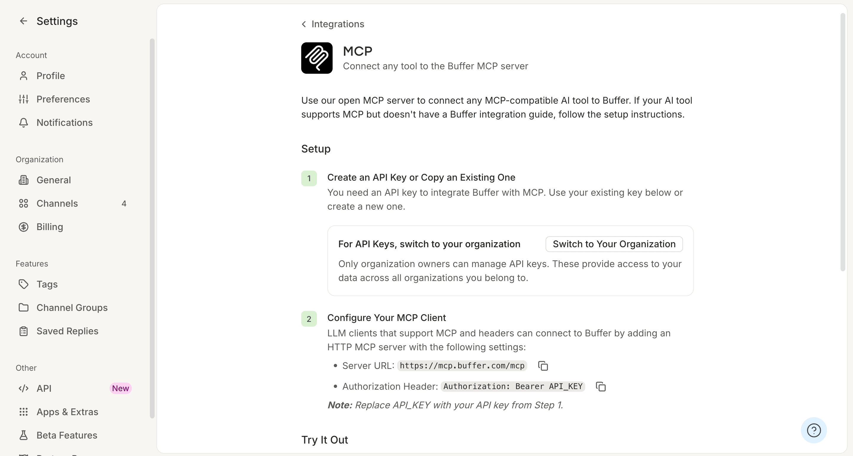 Buffer - MCP