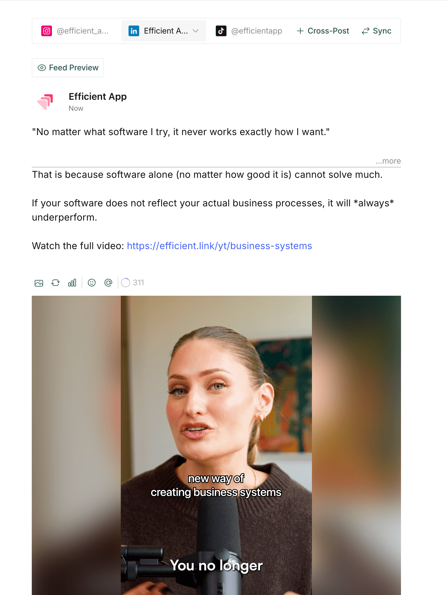 Ordinal LinkedIn Post Builder