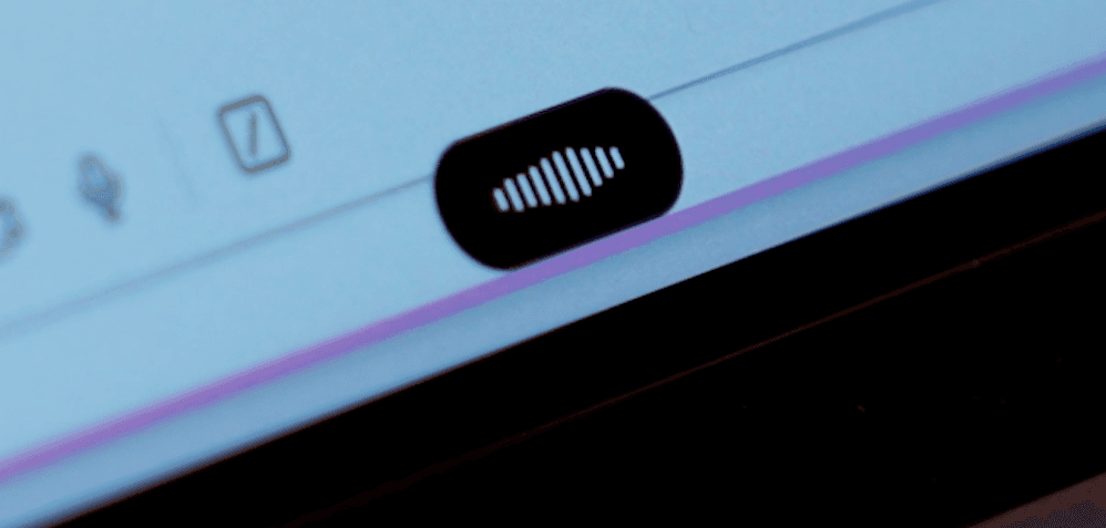 Wispr Flow dictation icon on Macbook