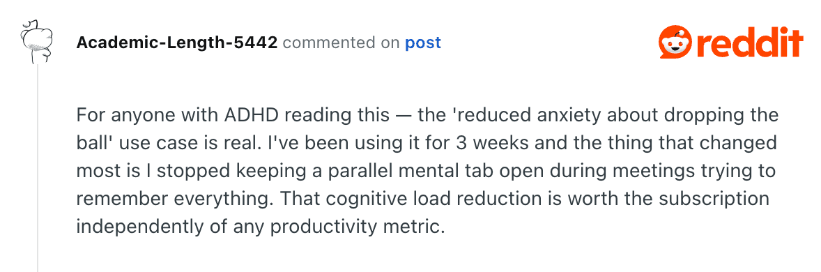 Littlebird cognitive load Reddit comment