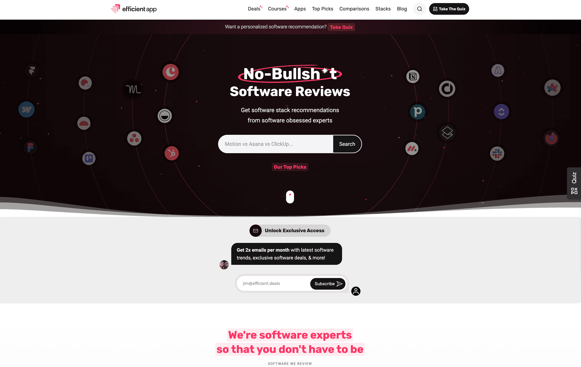 Efficient App V1 Webflow