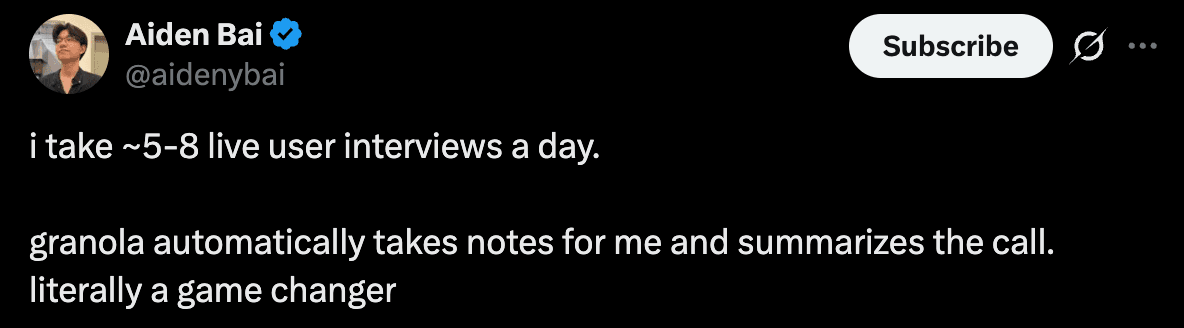 Granola X Post User