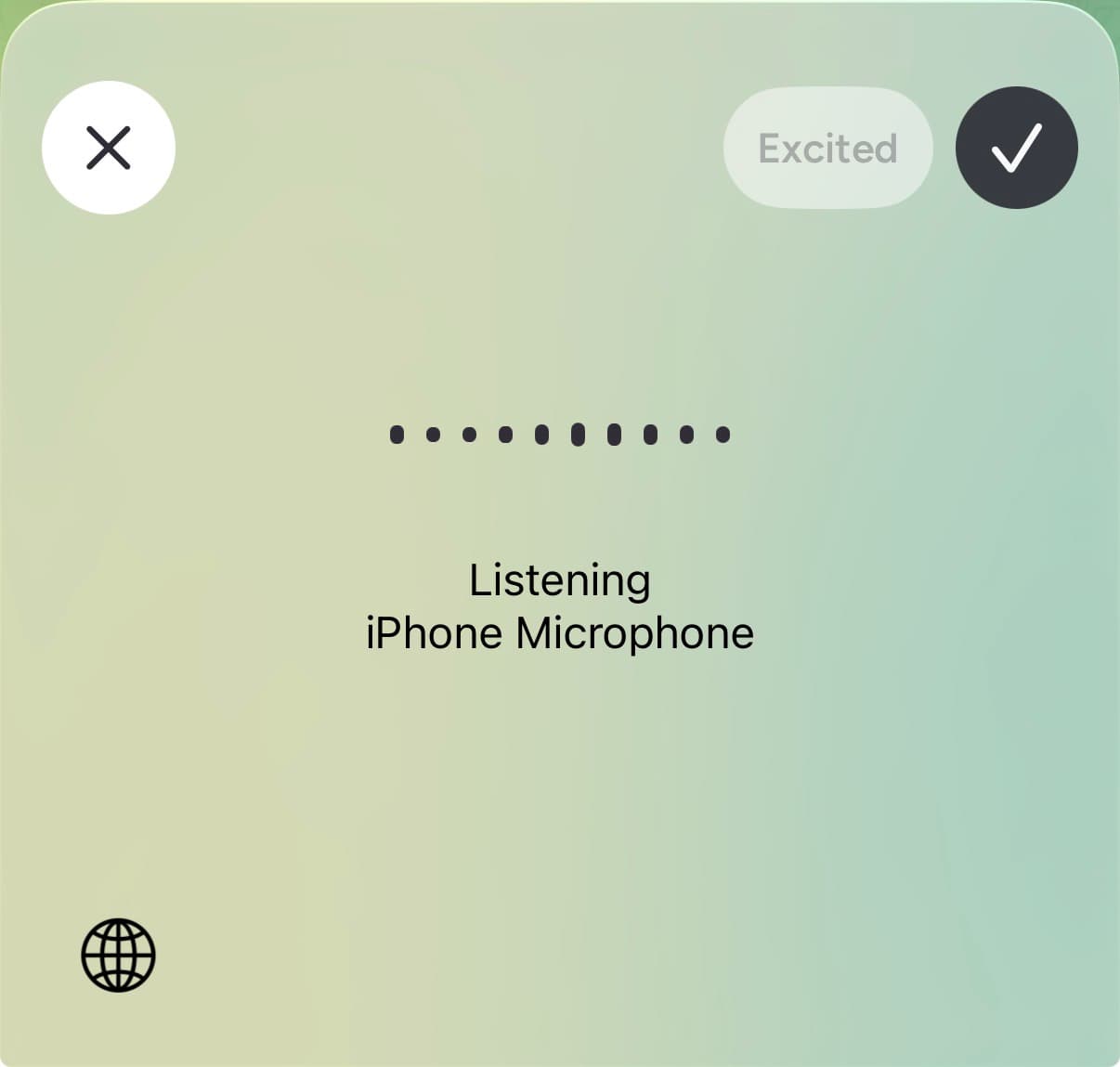 WisprFlow iPhone Listening Mode