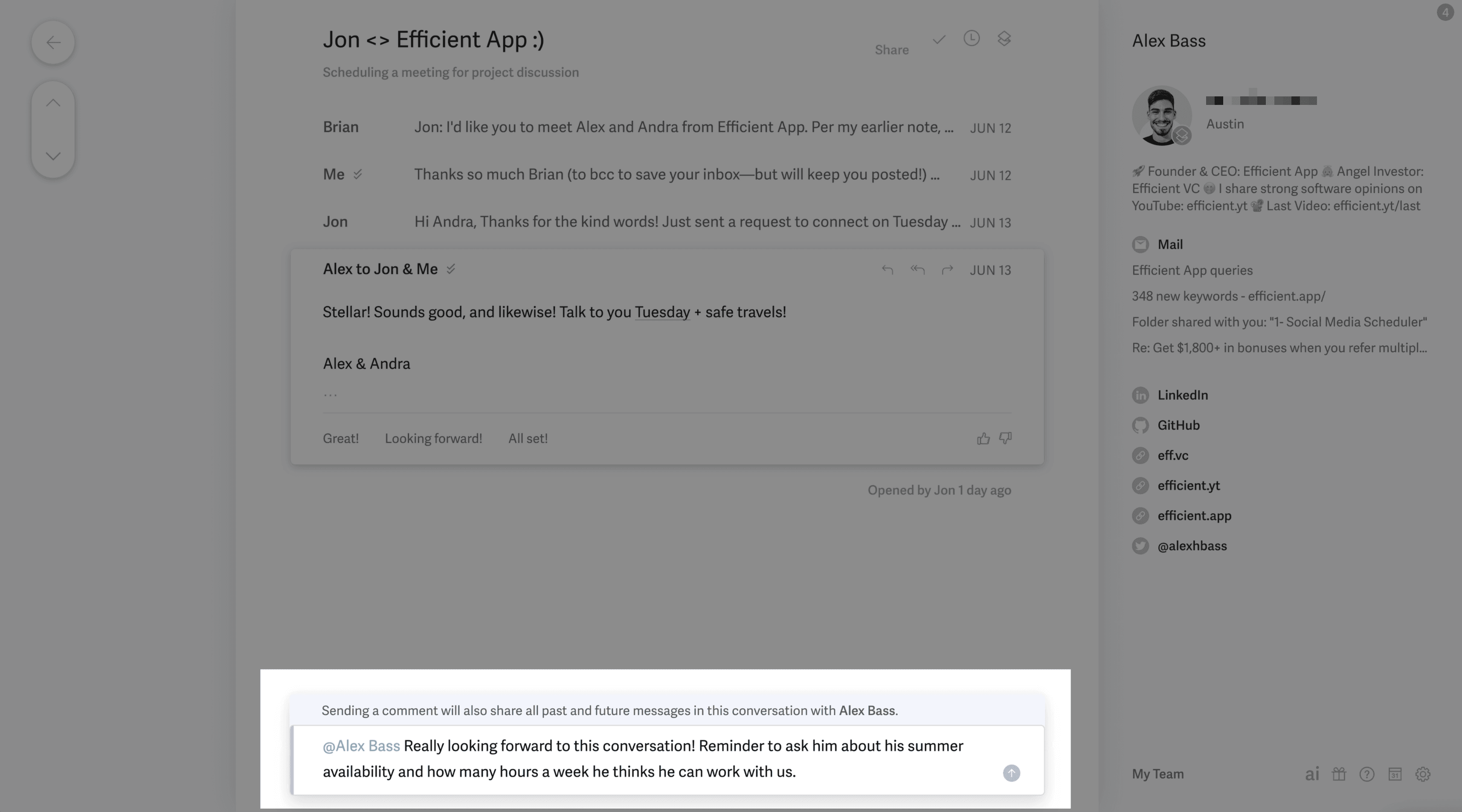 Superhuman Mail Team Comments