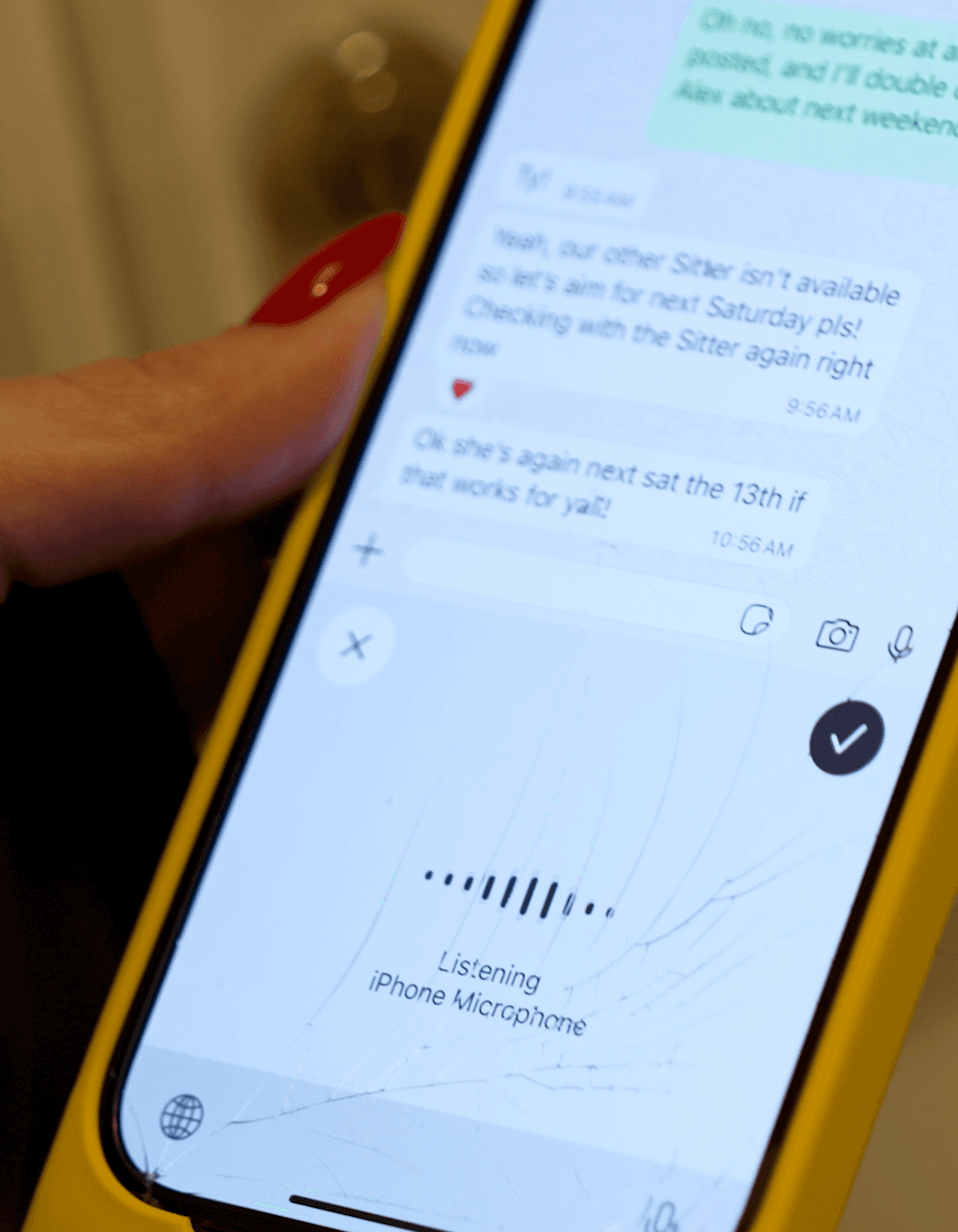 WisprFlow iPhone Listening Mode