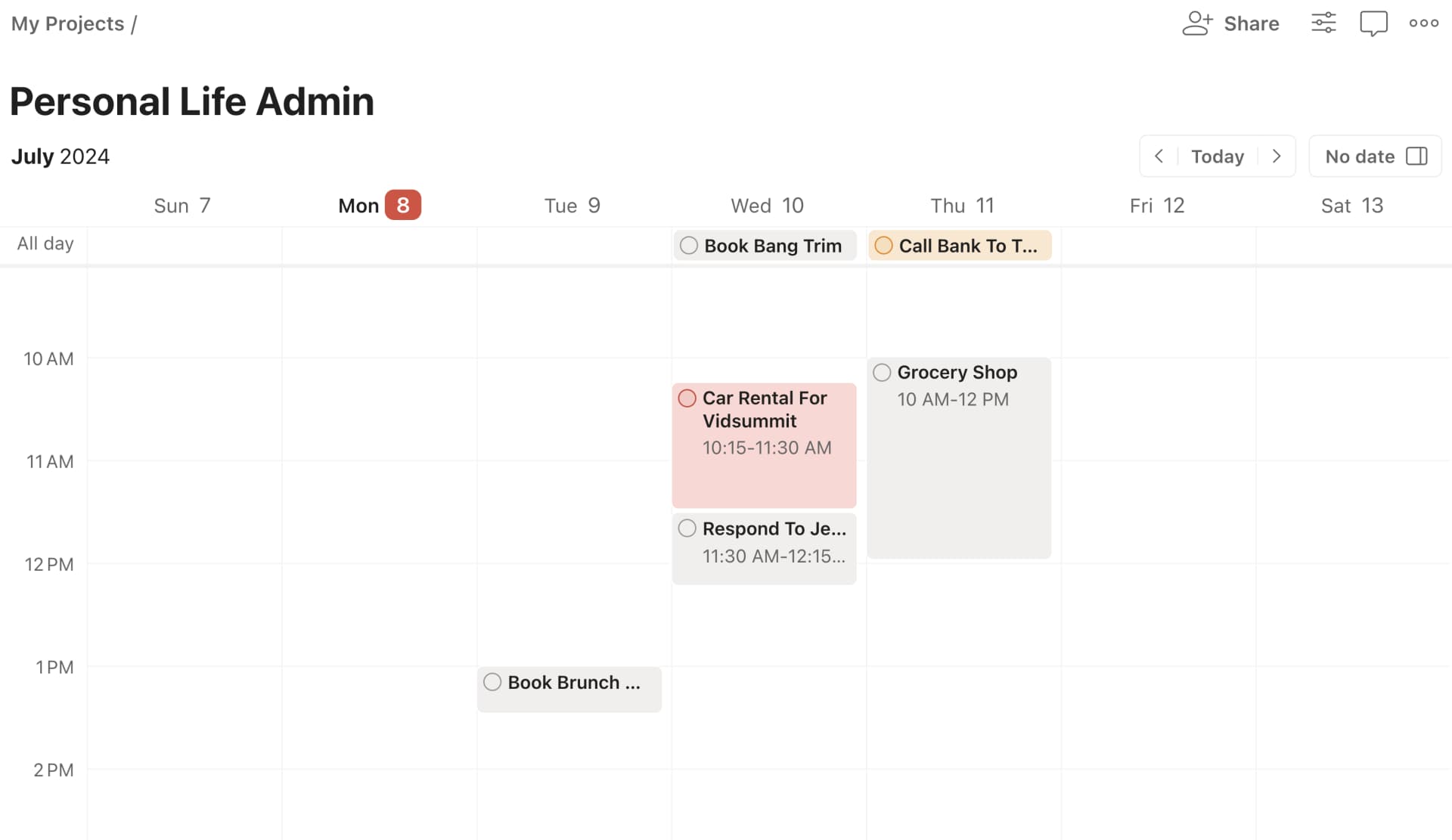 Todoist Time Blocking
