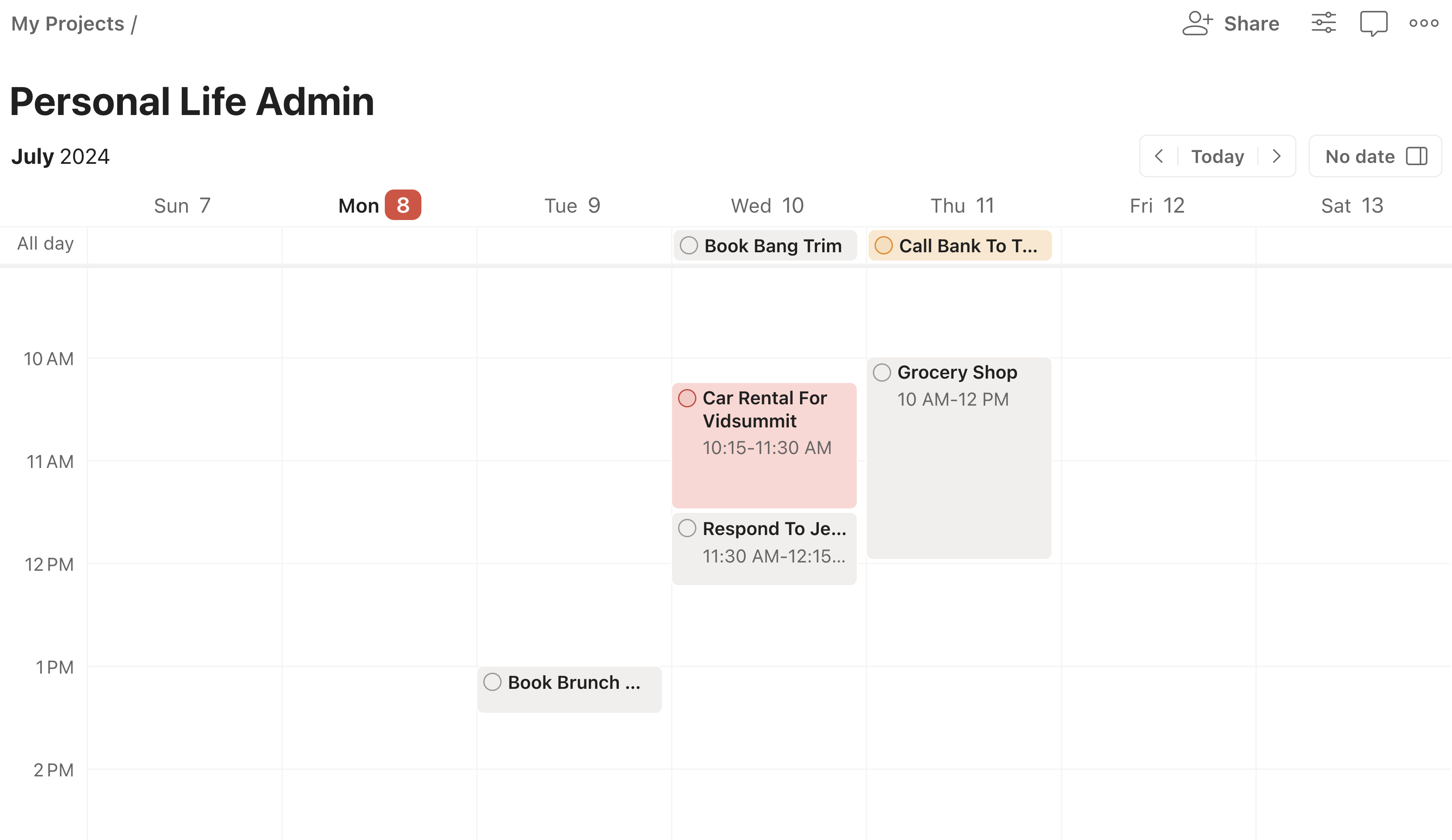 Todoist Time Blocking