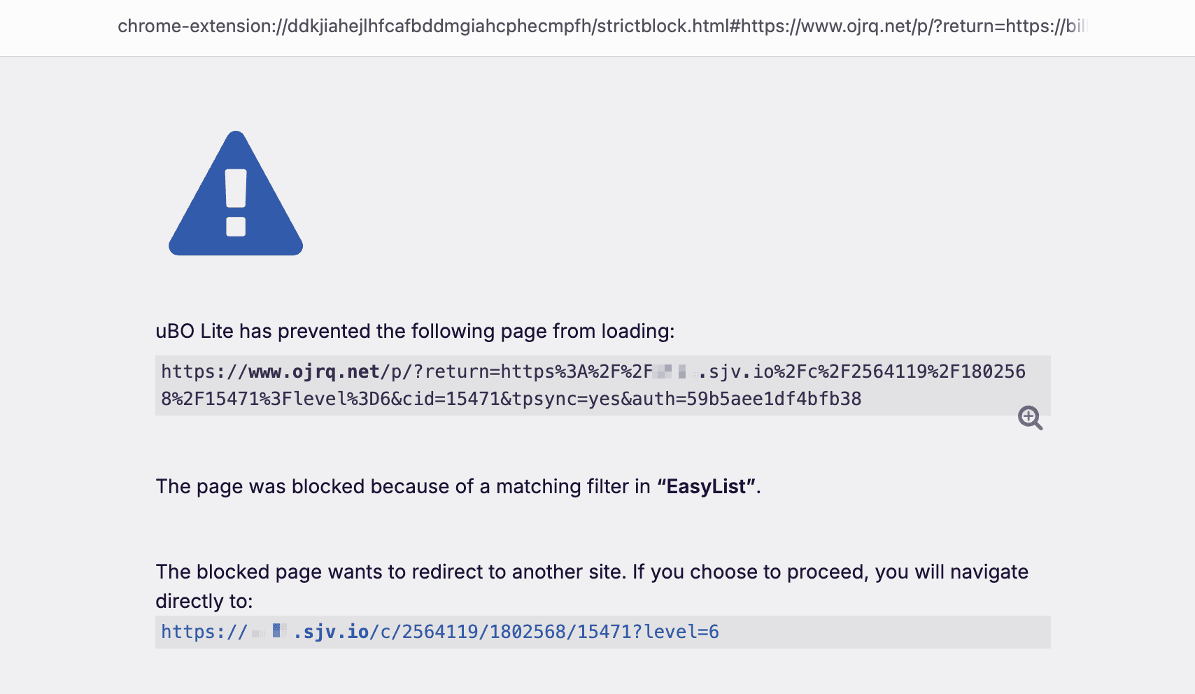 Impact Bounce Hopping Redirect Blocked by Ads