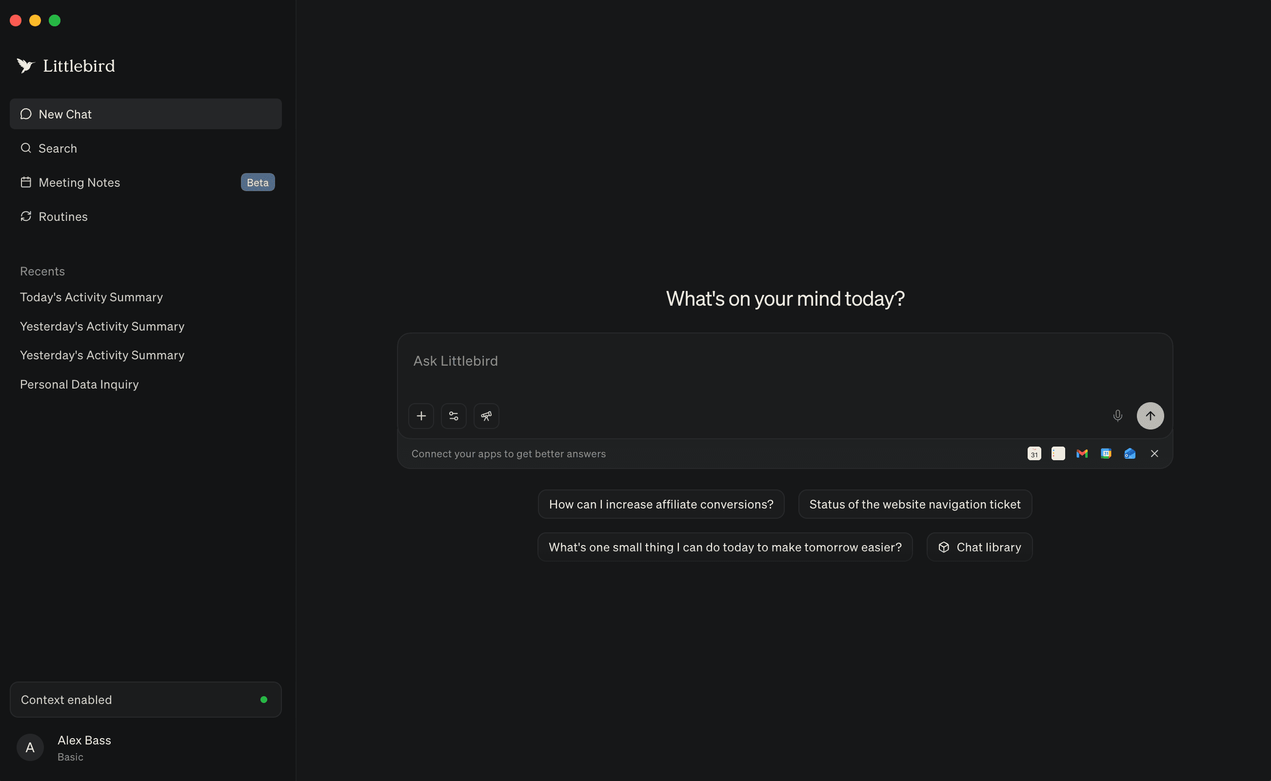 Littlebird AI Chatbot