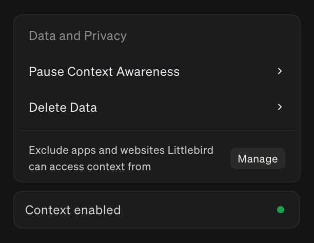 Littlebird AI Context Aware