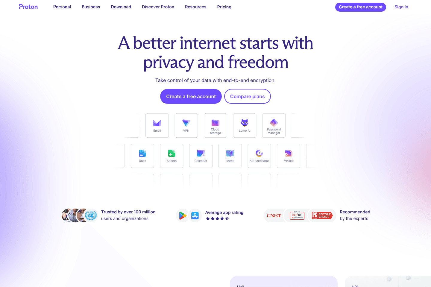 Proton Mail screenshot