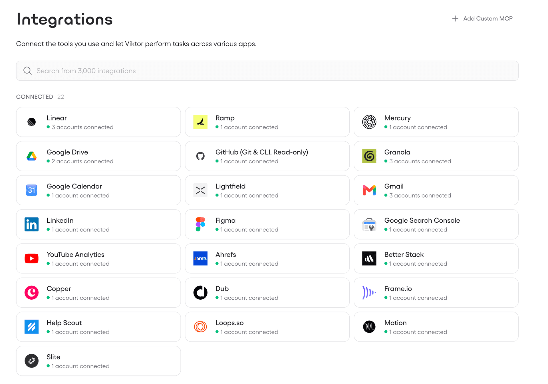 Viktor Integrations