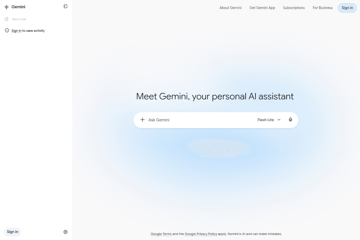 Gemini screenshot