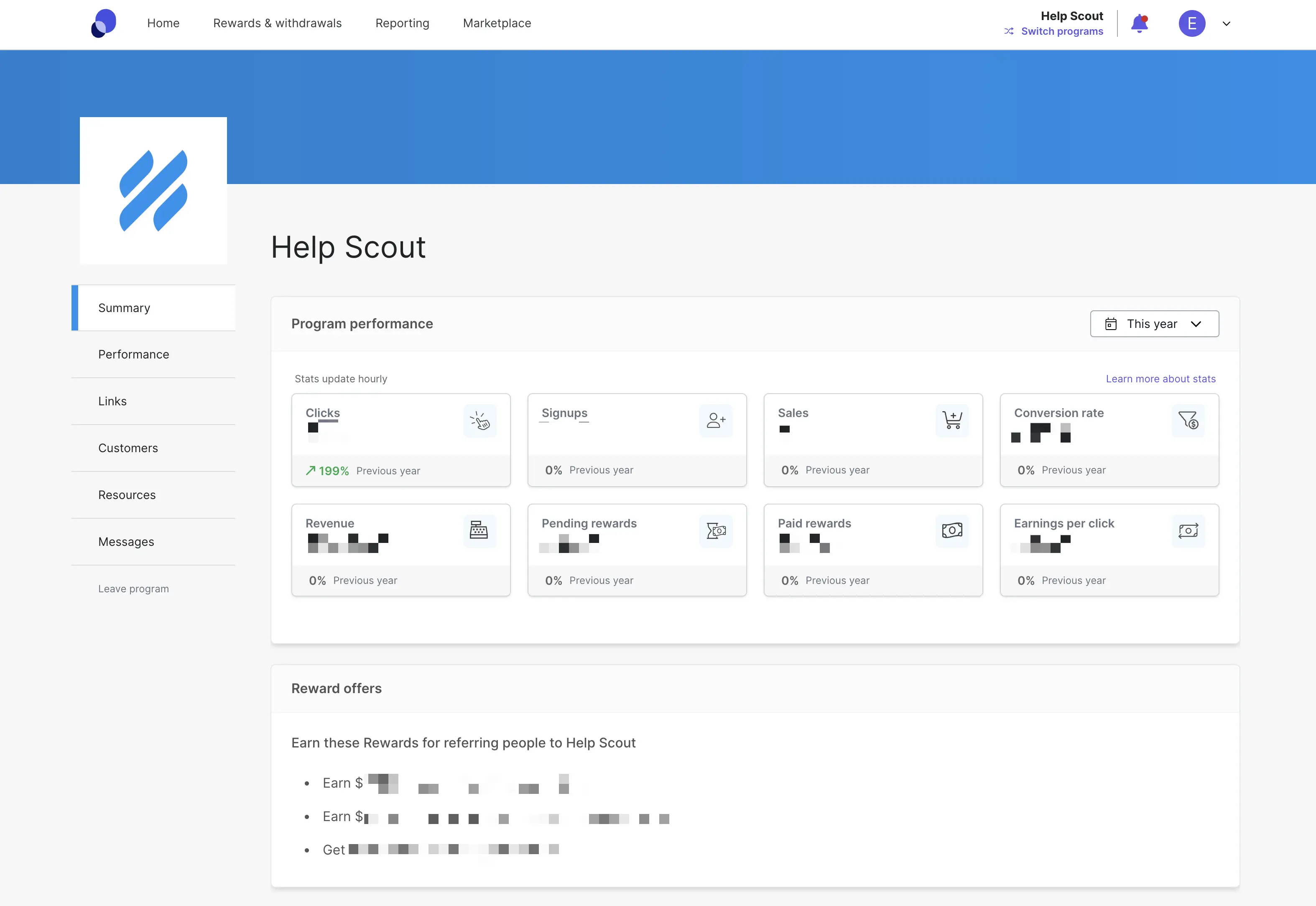 PartnerStack Dashboard